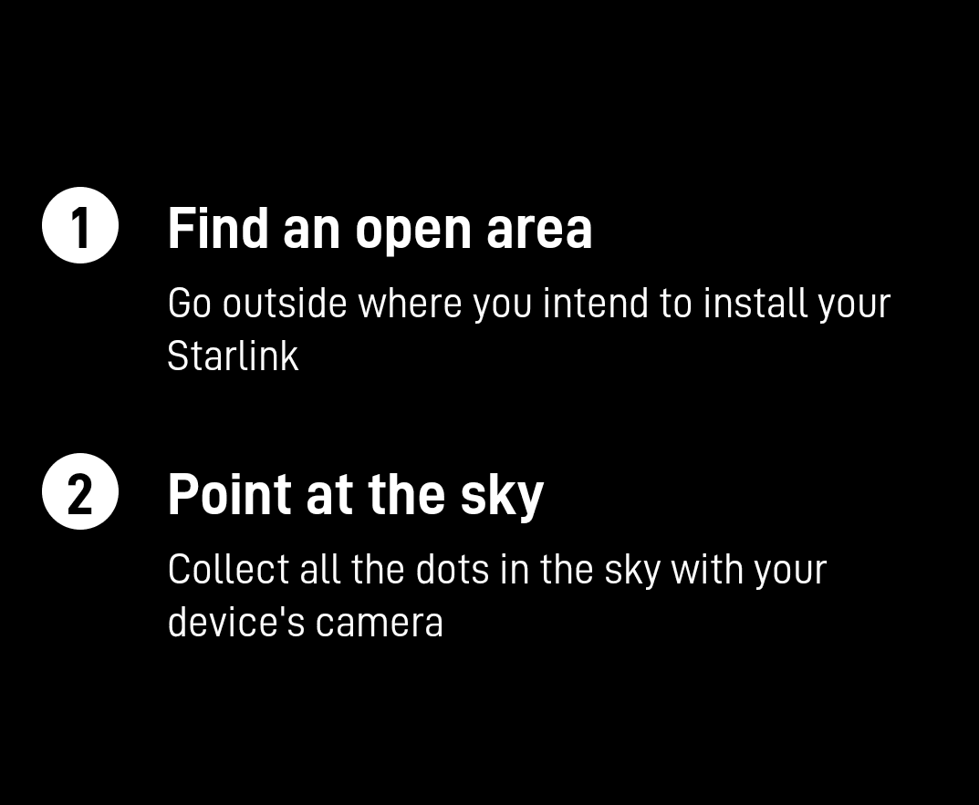 Using the Starlink app to check for obstructions