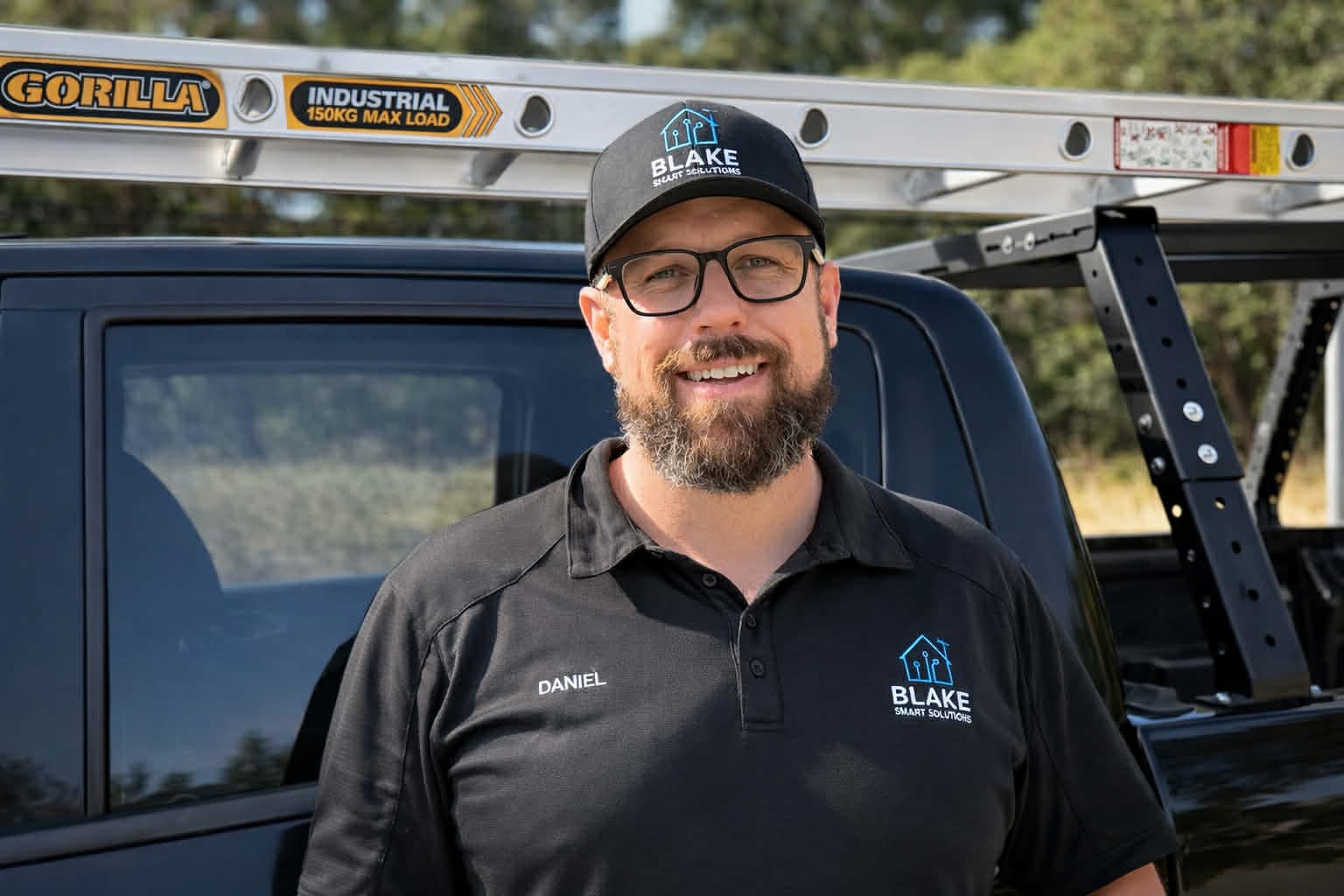 Blake Smart Solutions technician on site