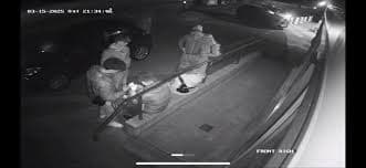 Poor CCTV footage at night